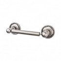 Top Knobs ED3 Edwardian Bath Tissue Holder With Ribbon Backplate