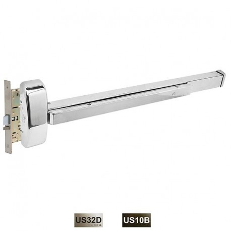 Cal Royal MR980048 US32D LHR Mortise Lock Exit Device, Grade 1