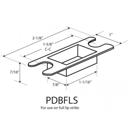 Cal-Royal PDB PDBFLS Plastic Dust Box
