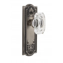 Grandeur Parthenon Long Plate w/ Baguette Crystal Knob