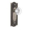 Grandeur Parthenon Long Plate w/ Bordeaux Knob