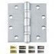 Cal-Royal BBSC77 BBSC77 US5 Full Mortise Standard Weight Two Ball Bearing Hinge 3 1/2" x 3 1/2"