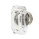 Nostalgic Warehouse Baguette Cut Clear Crystal 1 9/16" Cabinet Knob