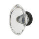 Nostalgic Warehouse Oval Clear Crystal 1 3/4" Cabinet Knob