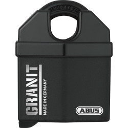 Abus 37/60 Plus Disk Cylinder Padlock, Black Granit Coating