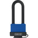 Abus 70IB/45HB63 Weatherproof Brass Padlock, Blue Bumper