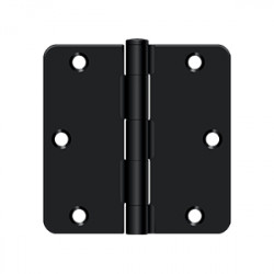 Deltana 3 1/2"X 3 1/2"X 1/4" Radius Hinge, Residential Thickness