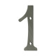 Deltana 6" Numbers, Solid Brass
