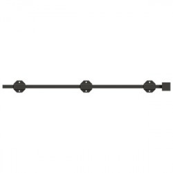 Deltana 24" Modern Surface Bolt, HD, Solid Brass