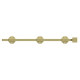 Deltana 18" Modern Surface Bolt, HD, Solid Brass