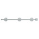 Deltana 18" Modern Surface Bolt, HD, Solid Brass