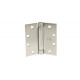 McKinney 1502 4.5 x 4.5 D4 Steel Standard Weight Full Mortise Single Acting Hinge