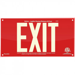 American Permalight 600031 Acrylic EXIT Sign