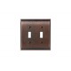 Amerock BP36501 BP36501ORB Candler 2 Toggle Wall Plate, Oil-Rubbed Bronze Candler