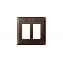 Amerock BP36519 Mulholland 2 Rocker Wall Plate, Oil-Rubbed Bronze Mulholland