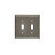 Amerock BP36515 BP36515ORB Mulholland 2 Toggle Wall Plate, Oil-Rubbed Bronze Mulholland