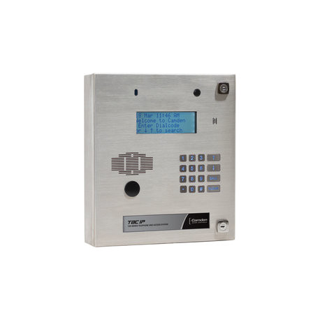 Camden CV-TACIP-GAM Telephone Entry System, Goose Neck Mounting Enclosure For Surface Panel w/ Weather Hood