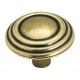 Amerock BP1307 BP1307G9 Round Knob Brass and Sterling Traditions