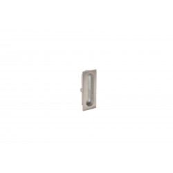 Trimco 1115 Flush Pull - Mounting Holes on Face Plate 3-1/2" x 4-3/4"