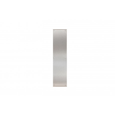 Trimco 1807-4 Push Plate 4" x 16" Rounded Bevel Top & Bottom Edges