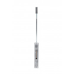 Trimco 3917-12 UL Manual Flushbolt - 12" 1" x 6-3/4" x 11/16" throw 1" x 6-3/4" x 11/16" throw Metal Door