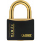 T84MB/50 Abus  KA Black Gold Solid Brass Padlock