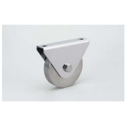 Sugatsune JS375 Flat-Type Stainless Steel Sliding Door Roller w/ Bracket
