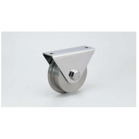 Sugatsune JS315 L-Type Stainless Steel Sliding Door Roller w/ Bracket