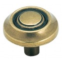 Amerock BP3423BB Everyday Heritage Cabinet Knob, 1-1/4" Diameter, Burnished Brass