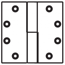 Mckinney TA3750 Steel Heavy Weight 2 Knuckle Bearing Hinge