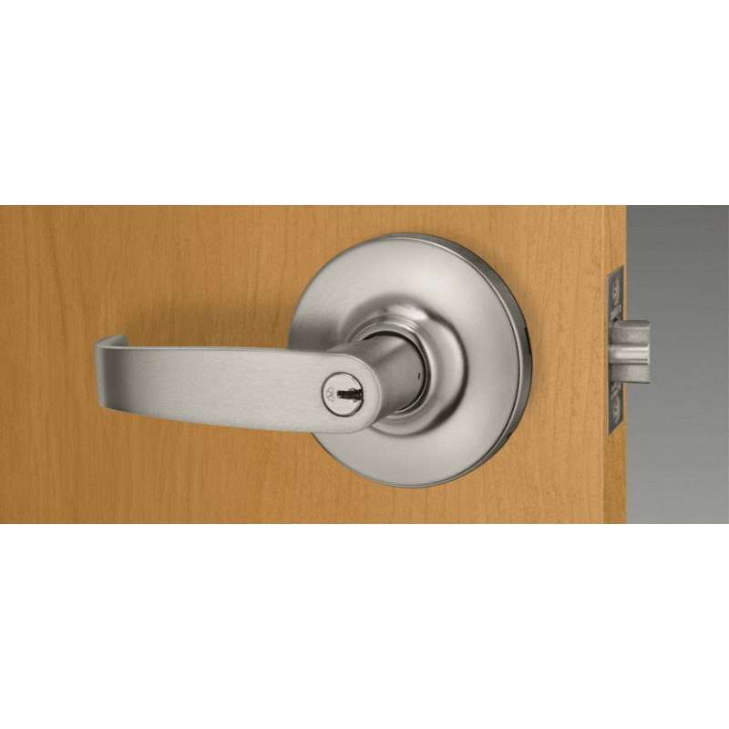 Sargent 10 Line Bored Lock w/ Lever & Rose, Single Cylinder