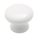 Amerock BP5322 Round Knob Allison Value Hardware, White