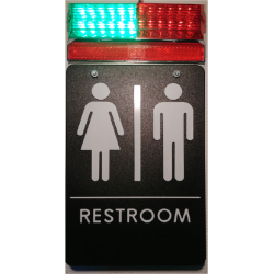 Heads Up Lock Standard Model, Restroom Sign, Complete Kit