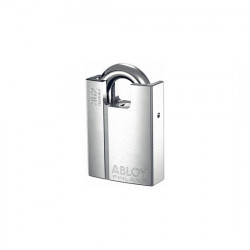 Abloy Sentry PL350 Hardened Steel Padlock w/ 2 Keys, Chrome Finish