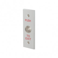 Locknetics "Push to Exit" Metal Button, SPDT Switch