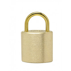 Wilson Bohannan Series C General Purpose Padlock, 1 1/2" Body Width, Brass Finish