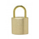 Wilson Bohannan Series C General Purpose Padlock, 1 1/2" Body Width, Brass Finish