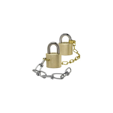 Wilson Bohannan C003 9" Brass Shackle Chain