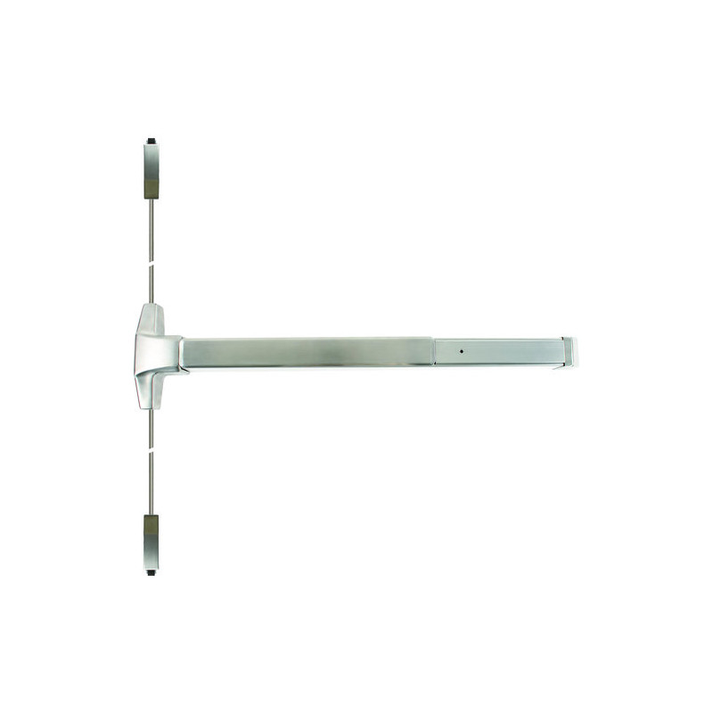 Pamex E9100 Narrow Stile Exit Device, Non-Fire Rated Surface Vertical Rod