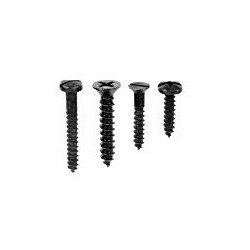 Acorn AQC 1" 6-32 Pyramid Head Black Machine Screw