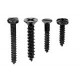Acorn ASA 1" 10 Black Flat Head Screws