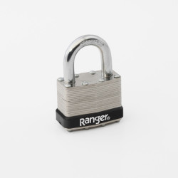 Ranger Lock TL00-5L 1" Laminated Steeladlock, Keyed Different Only