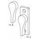 Adams Rite 1015-1-17-121 Series Turn for use MS1847 Deadlock & 5017 Deadlock