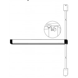 Adams Rite 3100 & 8100 Series Fire-Rated Surface Vertical Rod Exit Device