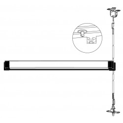 Adams Rite 3600, 8500 Series Metal Door Concealed Vertical Rod Exit Device