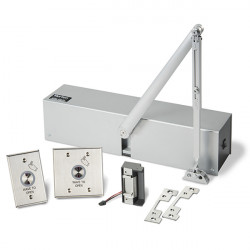 Norton 5630K1-SC Kit - 5630 Operator with Onboard Power Supply, (1) Touch Less Wall Switch & (1) HES 5000C Strike