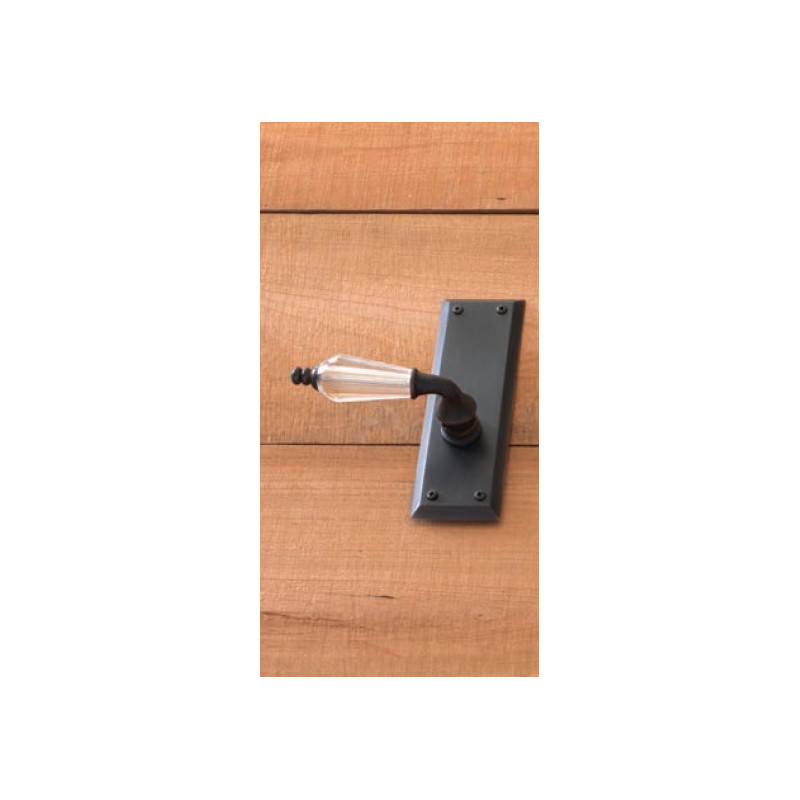 Brass Accents D07-L539 Quaker Door Hardware with Kinsman Lever
