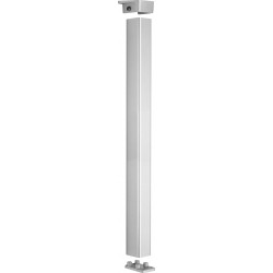 Falcon 2923 Steel Mullion (1 1/2" x 2 1/2") For use with 25/24/19/XX Rim Devices only, Black Prime Coat