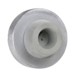 Trimco W7276 Focal Wrought Wall Stop Concave-Black Rubber