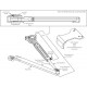 Yale 400 Arm And Arm Assembly For Series 3301, 3501 Closer